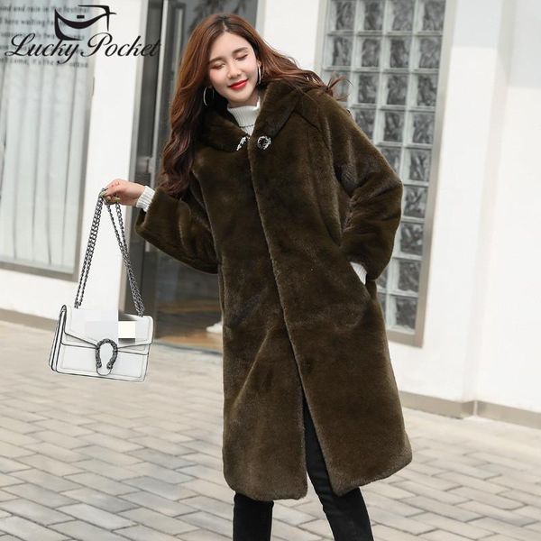 women's fur & faux women winter solid color loose oversize thick warm leather female casual fashion plus size parkas ladies elegant coa, Black
women's fur & faux women winter solid color loose oversize thick warm leather female casual fashion plus size parkas ladies elegant coa, Black