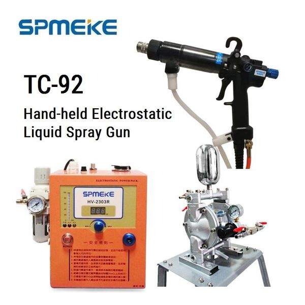 professional spray guns spmeke tc-92 hand-held electrostatic liquid gun,hv-2303r high voltage generator,electrostatic nozzle
professional spray guns spmeke tc-92 hand-held electrostatic liquid gun,hv-2303r high voltage generator,electrostatic nozzle