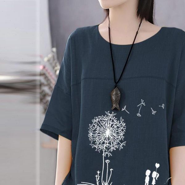 women couple character print blouse casual short sleeve cotton and linen o neck print blouse plus size 5xl blusas de muje, White
women couple character print blouse casual short sleeve cotton and linen o neck print blouse plus size 5xl blusas de muje, White