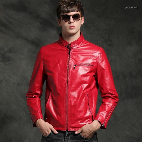 quality cowhide genuine leather coat men wine red spring autumn sheepskin young man formal casual outwear men's & faux, Black
quality cowhide genuine leather coat men wine red spring autumn sheepskin young man formal casual outwear men's & faux, Black