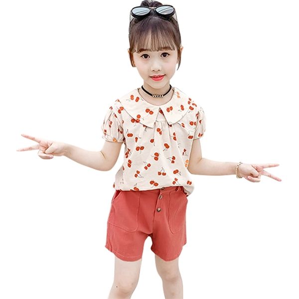 teen girls clothing floral tshirt + short children's clothes for summer kids girl set casual style childrens cloth 210528, White
teen girls clothing floral tshirt + short children's clothes for summer kids girl set casual style childrens cloth 210528, White