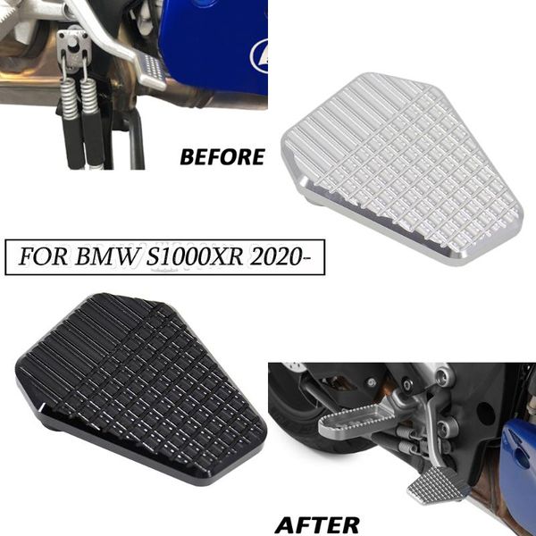 pedals silver and black rear foot brake lever pedal enlarge extension pad extender for s 1000 xr s1000xr 2021
pedals silver and black rear foot brake lever pedal enlarge extension pad extender for s 1000 xr s1000xr 2021