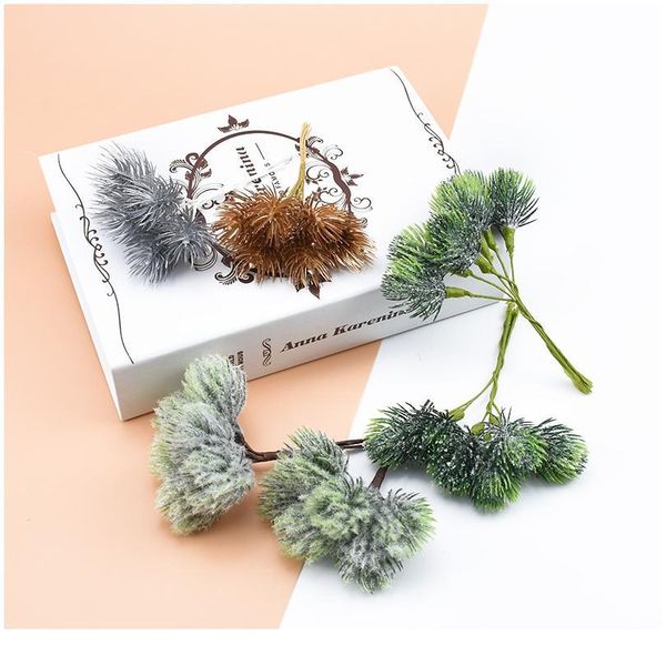6 pieces fake pine needle christmas decorations for home decorative flowers wreaths diy gifts box scrapbooking artificia qylwmd
6 pieces fake pine needle christmas decorations for home decorative flowers wreaths diy gifts box scrapbooking artificia qylwmd