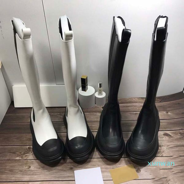 women knee boots designer black and white platform boot real leather shoes fashion shoe winter fall
women knee boots designer black and white platform boot real leather shoes fashion shoe winter fall