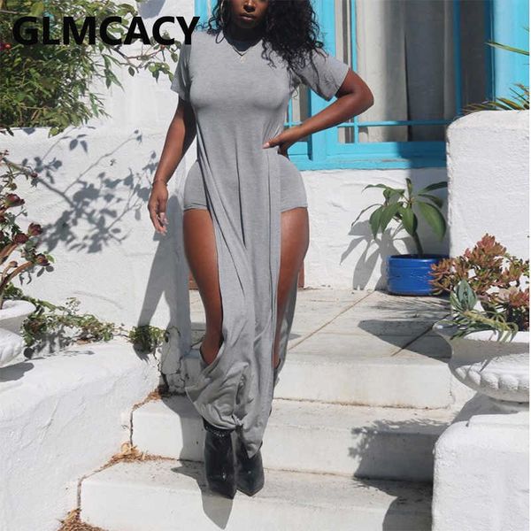 summer two piece casual suits solid dip hem tshirt & bodycon shorts set 210702, White
summer two piece casual suits solid dip hem tshirt & bodycon shorts set 210702, White