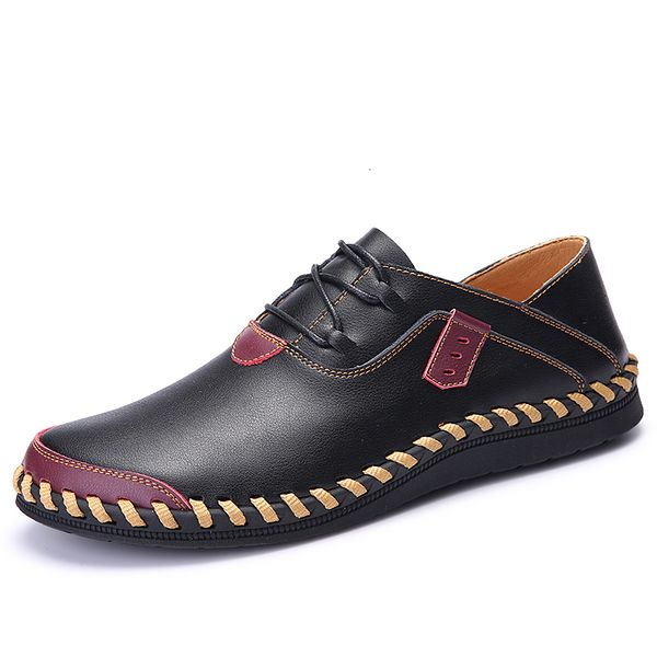 dress shoes casual hand-made outdoor lace shoes for hiking driver's size 38-47 male zapatos apartments of hombre* jh0q, Black
dress shoes casual hand-made outdoor lace shoes for hiking driver's size 38-47 male zapatos apartments of hombre* jh0q, Black