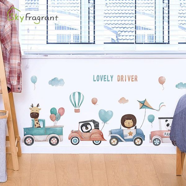 wall stickers cartoon animals driving for kids room bedroom living background decoration home decor corner sticker
wall stickers cartoon animals driving for kids room bedroom living background decoration home decor corner sticker