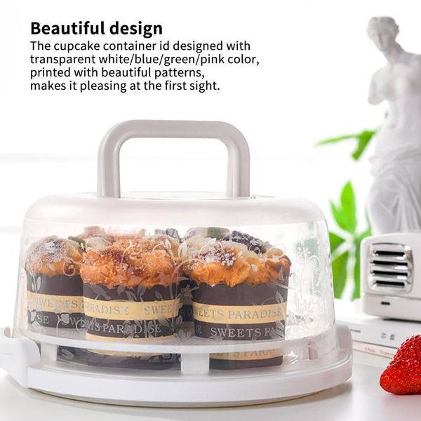 storage bottles & jars holder durable plastic round cupcake container dessert cake box half transparent kitchen
storage bottles & jars holder durable plastic round cupcake container dessert cake box half transparent kitchen
