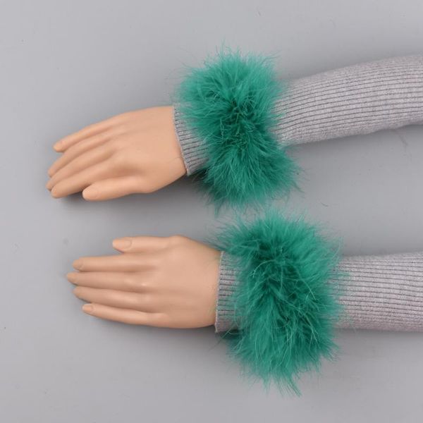 fingerless gloves ostrich fur cuffs genuine cuff arm warmer lady bracelet real wristband glove, Blue;gray
fingerless gloves ostrich fur cuffs genuine cuff arm warmer lady bracelet real wristband glove, Blue;gray