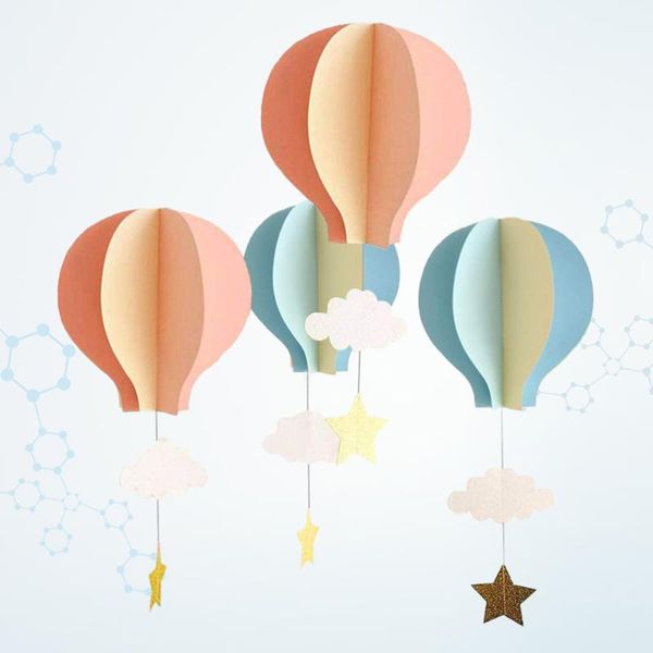 decorative objects & figurines 4pcs kindergarten window hanging 3d paper air balloon cloud ornaments for wedding baby shower birthday party
decorative objects & figurines 4pcs kindergarten window hanging 3d paper air balloon cloud ornaments for wedding baby shower birthday party