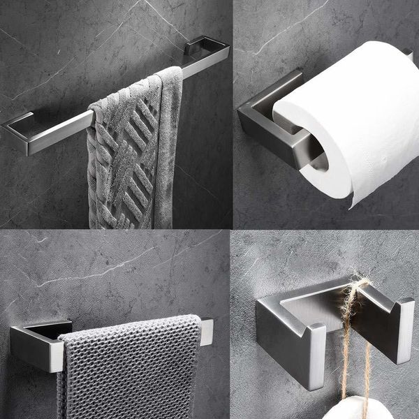 2021 new accessories, 4-piece bathroom set, wall mount, towel holder, hook, toilet roll holder 1w8g
2021 new accessories, 4-piece bathroom set, wall mount, towel holder, hook, toilet roll holder 1w8g