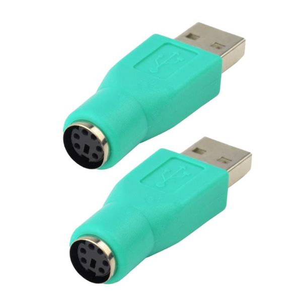 hubs 2pcs plastic ps2 keyboard mouse to usb type-a convertor connector female male adapter green
hubs 2pcs plastic ps2 keyboard mouse to usb type-a convertor connector female male adapter green