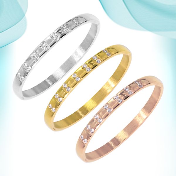 creative pattern charm stainless steel round bangle zircon diamond jewelry accessories trendy cool bangles party holiday gifts unique bracel, Black
creative pattern charm stainless steel round bangle zircon diamond jewelry accessories trendy cool bangles party holiday gifts unique bracel, Black