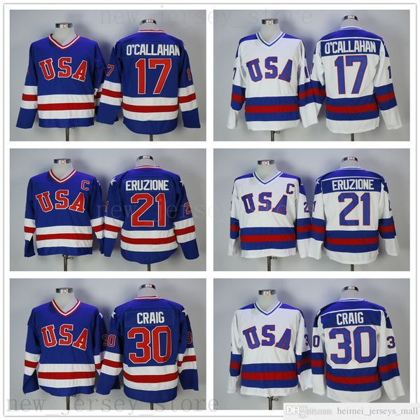 vintage 1980 usa ice hockey 21 mike eruzione jersey mens college 17 jack ocallahan 30 jim craig stitched team color blue away white, Black;red
vintage 1980 usa ice hockey 21 mike eruzione jersey mens college 17 jack ocallahan 30 jim craig stitched team color blue away white, Black;red