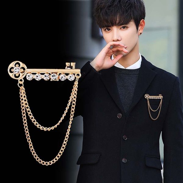 luxury designers japanese and key tassel chain cardigan shirt button pin brooch collar clip men's suit brooch xmas gifts, Gray
luxury designers japanese and key tassel chain cardigan shirt button pin brooch collar clip men's suit brooch xmas gifts, Gray