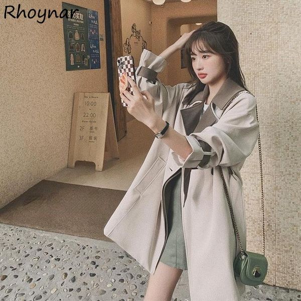 women's trench coats long women spring bandage notched korean style loose all-match casual fashion harajuku patchwork aesthetic clothes, Tan;black
women's trench coats long women spring bandage notched korean style loose all-match casual fashion harajuku patchwork aesthetic clothes, Tan;black