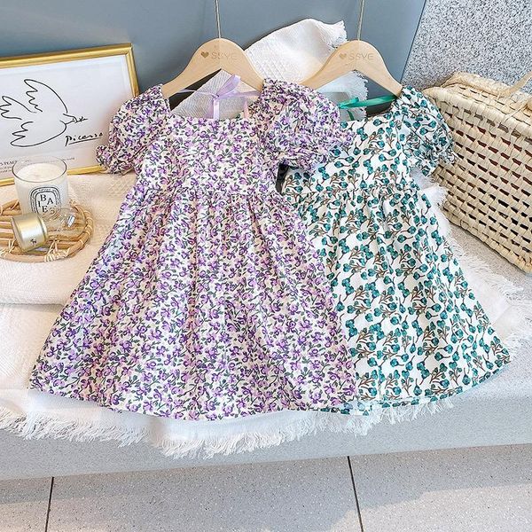 girl's dresses kids baby girls summer short sleeve flower square collar knee-length dress toddler children casula cotton 100% 2-6y, Red;yellow
girl's dresses kids baby girls summer short sleeve flower square collar knee-length dress toddler children casula cotton 100% 2-6y, Red;yellow