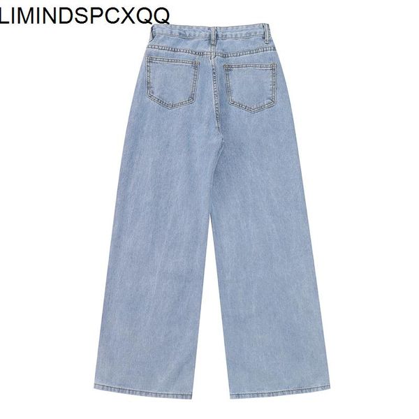 women's jeans 2021 spring casual y2k streetwear high waist denim trouser vintage baggy versatile fashion straight iong pants, Blue
women's jeans 2021 spring casual y2k streetwear high waist denim trouser vintage baggy versatile fashion straight iong pants, Blue