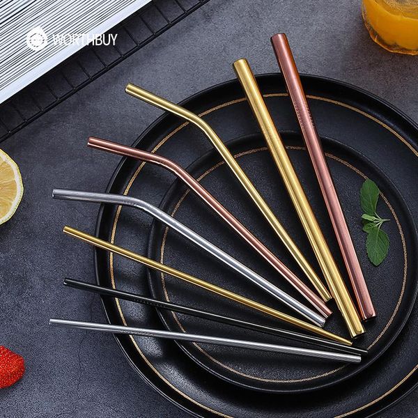 drinking straws worthbuy colorful straw 304 stainless steel for drinks reusable metal with cleaner brush bar accessories
drinking straws worthbuy colorful straw 304 stainless steel for drinks reusable metal with cleaner brush bar accessories
