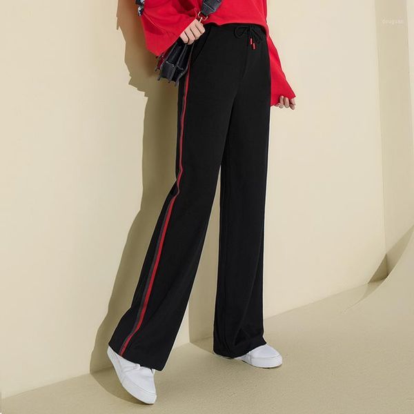 women's pants & capris striped high waist wide leg black knitted joggers casual loose drawstring palazzo modis elasticated sweatpants, Black;white
women's pants & capris striped high waist wide leg black knitted joggers casual loose drawstring palazzo modis elasticated sweatpants, Black;white