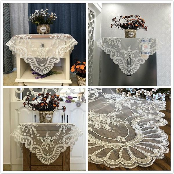 table cloth european luxury beautiful embroidered mesh mantel dust cover towel kitchen christmas birthday party banquet decor
table cloth european luxury beautiful embroidered mesh mantel dust cover towel kitchen christmas birthday party banquet decor