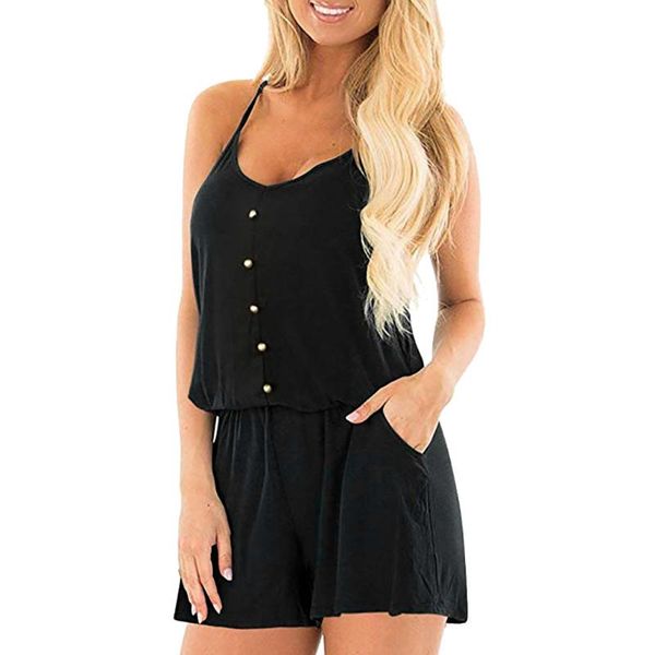 women's jumpsuits & rompers v-neck bow lace up women jumpsuit romper summer sleeveless button overalls elegant ladies spaghetti strap p, Black;white
women's jumpsuits & rompers v-neck bow lace up women jumpsuit romper summer sleeveless button overalls elegant ladies spaghetti strap p, Black;white