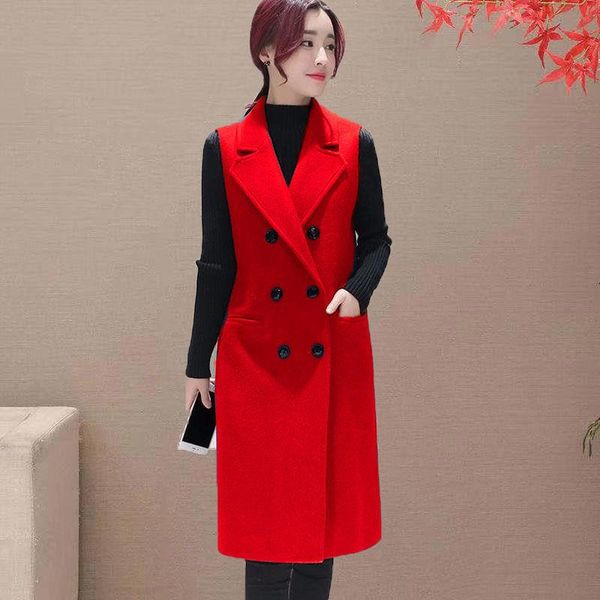 women's vests women sleeveless blazer double breasted vest jacket office ladies casual suit coat female turn down collar outerwear q19, Black;white
women's vests women sleeveless blazer double breasted vest jacket office ladies casual suit coat female turn down collar outerwear q19, Black;white