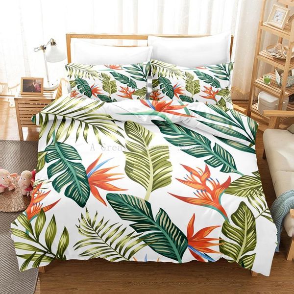 bedding sets fashion tropical plants duvet cover with pillowcase 2/3pcs green palm leaves bedclothes au/uk/us/eu size
bedding sets fashion tropical plants duvet cover with pillowcase 2/3pcs green palm leaves bedclothes au/uk/us/eu size