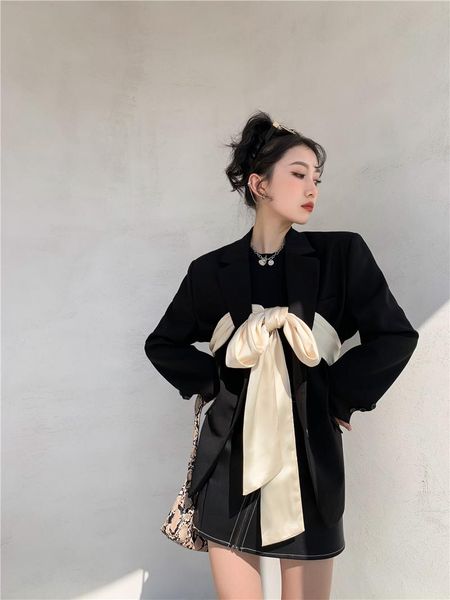 women's suits & blazers fashion designer blazer jacket black white, White;black
women's suits & blazers fashion designer blazer jacket black white, White;black
