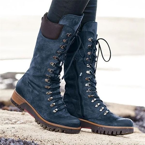winter fashion women's mid-calf boots round toe western lace-up side zipper ladies boots comfortable non-slip motorcycle bootie, Black;white
winter fashion women's mid-calf boots round toe western lace-up side zipper ladies boots comfortable non-slip motorcycle bootie, Black;white
