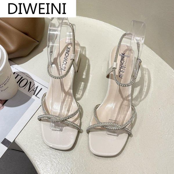 sandals 2021 summer women's crystal high heel women shoes shiny fashion cross rhinestone open toe, Black
sandals 2021 summer women's crystal high heel women shoes shiny fashion cross rhinestone open toe, Black