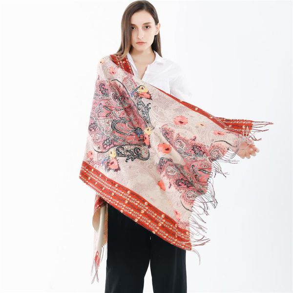 scarves fashion scarf female british cashew flower pattern winter imitation cashmere fringed long shawl windproof warm decor, Blue;gray
scarves fashion scarf female british cashew flower pattern winter imitation cashmere fringed long shawl windproof warm decor, Blue;gray