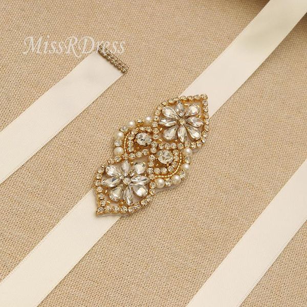wedding sashes missrdress gold bridal belt pearls crystal sash rhinestones beads for women gown jk913, White
wedding sashes missrdress gold bridal belt pearls crystal sash rhinestones beads for women gown jk913, White