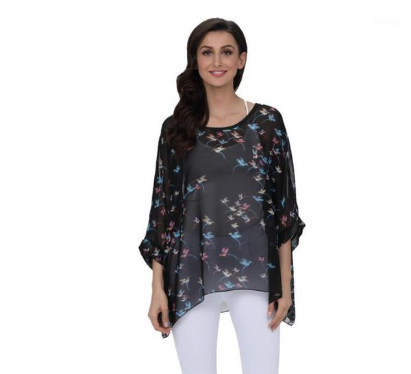 women's blouses & shirts women chiffon blouse shirt summer autumn batwing sleeve casual loose printed female sunscreen clothing, White
women's blouses & shirts women chiffon blouse shirt summer autumn batwing sleeve casual loose printed female sunscreen clothing, White