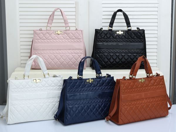 new fashion women's bag shoulder crossbody portable lingge tote bag