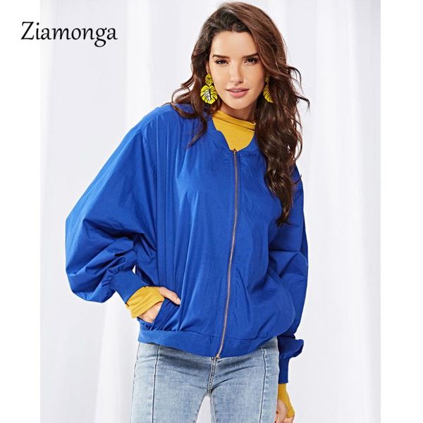 women's jackets ziamonga women short coat ladies bomber solid long sleeve loose casual overcoat 2021 female twill blue, Black;brown
women's jackets ziamonga women short coat ladies bomber solid long sleeve loose casual overcoat 2021 female twill blue, Black;brown
