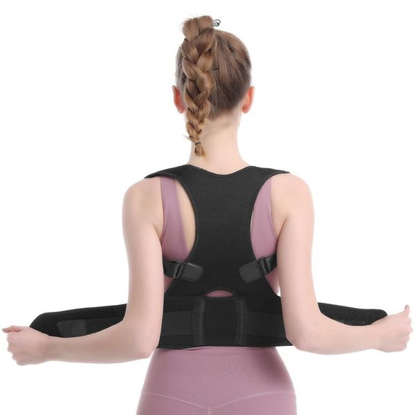 aolikes adjustable posture corrector corset back brace back belt lumbar support straight corrector for men women, Black;blue
aolikes adjustable posture corrector corset back brace back belt lumbar support straight corrector for men women, Black;blue