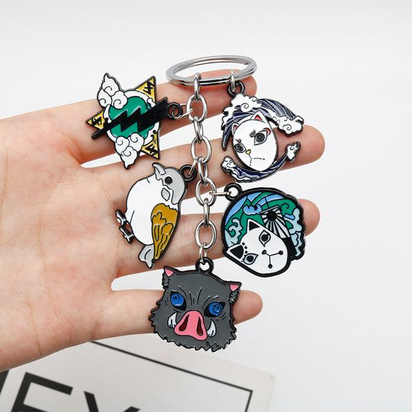 cosplay keychin cartoon demon slayer kimetsu no yaiba hashibira inosuke enamel pendant keyring jewelry key holder accessory new, Silver
cosplay keychin cartoon demon slayer kimetsu no yaiba hashibira inosuke enamel pendant keyring jewelry key holder accessory new, Silver