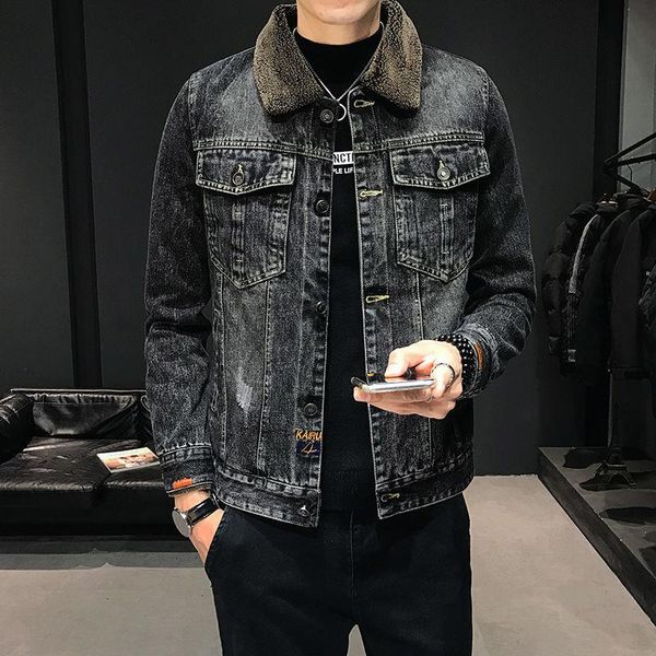men's jackets 2021 shopkeeper style denim jacket plush fashion a313-jk16-p140, Black;brown
men's jackets 2021 shopkeeper style denim jacket plush fashion a313-jk16-p140, Black;brown