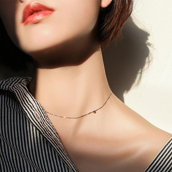 pendant necklaces concise design female choker elegant charming women's geometric chain fashion valentine's day jewelry gifts, Silver
pendant necklaces concise design female choker elegant charming women's geometric chain fashion valentine's day jewelry gifts, Silver