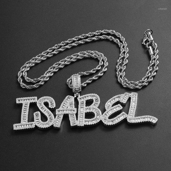 hip hop custom baguette letter pendant necklace combination words name unique personal necklaces zirconia jewelry1, Silver
hip hop custom baguette letter pendant necklace combination words name unique personal necklaces zirconia jewelry1, Silver