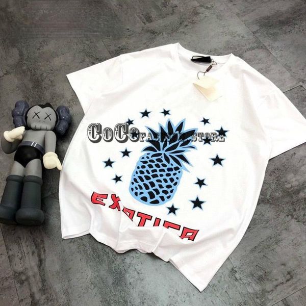 women's t-shirt 21 summer luxury design brand pineapple print women pure cotton shirts short sleeve shirt tshirt woman tshirts, White
women's t-shirt 21 summer luxury design brand pineapple print women pure cotton shirts short sleeve shirt tshirt woman tshirts, White