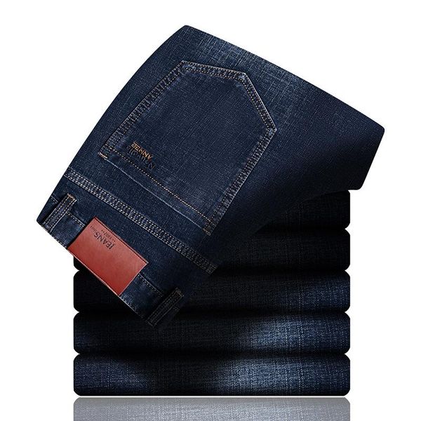 men's jeans 2021 brand fall/winter jeans/boutique straight leg business classic mens long jeans/large size advanced simple denim pants, Blue
men's jeans 2021 brand fall/winter jeans/boutique straight leg business classic mens long jeans/large size advanced simple denim pants, Blue