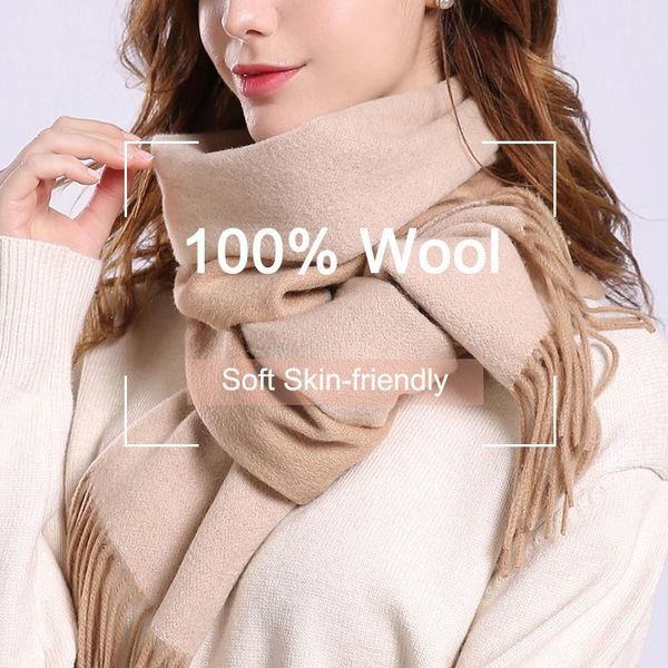 scarves 2021 brand 100% wool scarf women shawls and wraps for lady soft warm neckerchief solid winter pure, Blue;gray
scarves 2021 brand 100% wool scarf women shawls and wraps for lady soft warm neckerchief solid winter pure, Blue;gray