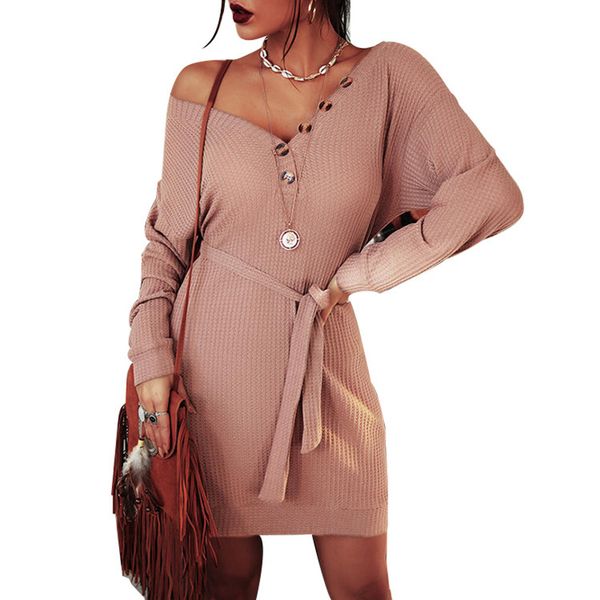 new women spring v neck pink ladies casual long sleeve 3xl sashes button midi off shoulder office vestidos 2021 4hdo, Black;gray
new women spring v neck pink ladies casual long sleeve 3xl sashes button midi off shoulder office vestidos 2021 4hdo, Black;gray