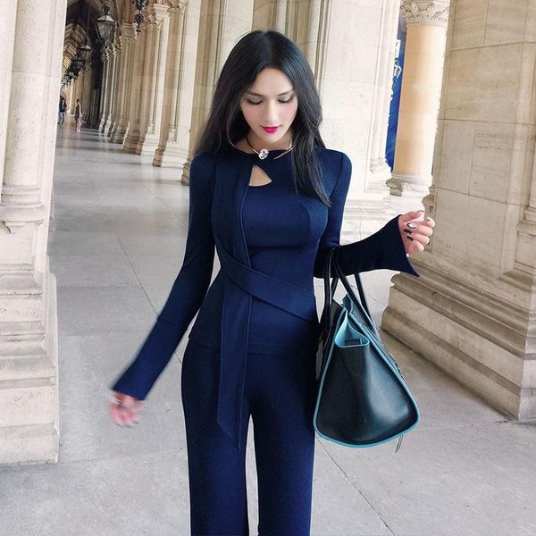 women's two piece pants 2021 women autumn winter fashion slim 2 pcs set female o-neck hollow out + split flare pant lady casual solid, White
women's two piece pants 2021 women autumn winter fashion slim 2 pcs set female o-neck hollow out + split flare pant lady casual solid, White