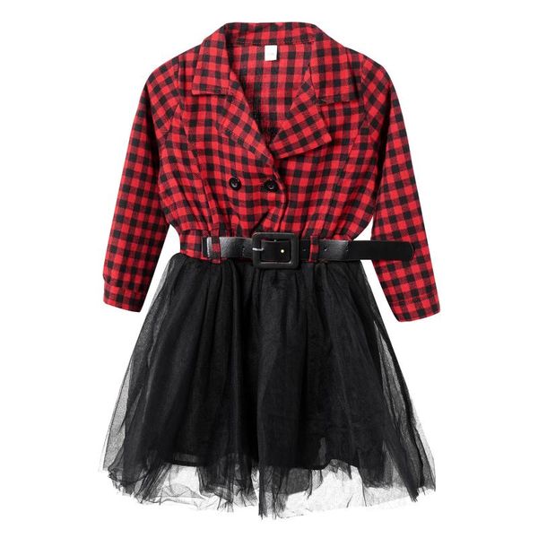 girl's dresses autumn winter kids for girls long sleeve plaid patchwork mesh tutu dress party princess children clothing, Red;yellow
girl's dresses autumn winter kids for girls long sleeve plaid patchwork mesh tutu dress party princess children clothing, Red;yellow