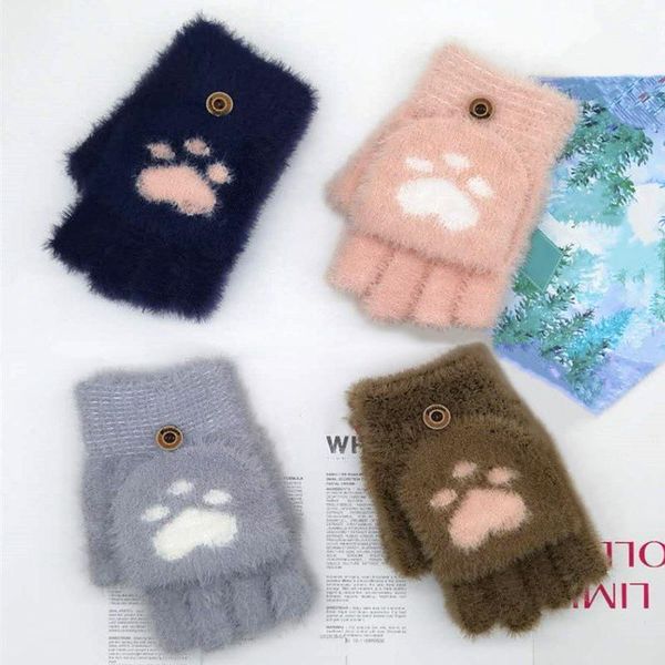 sports gloves lovely fluffy cat plush fingerless women soft winter warm half fingers female girls mittens, Black
sports gloves lovely fluffy cat plush fingerless women soft winter warm half fingers female girls mittens, Black