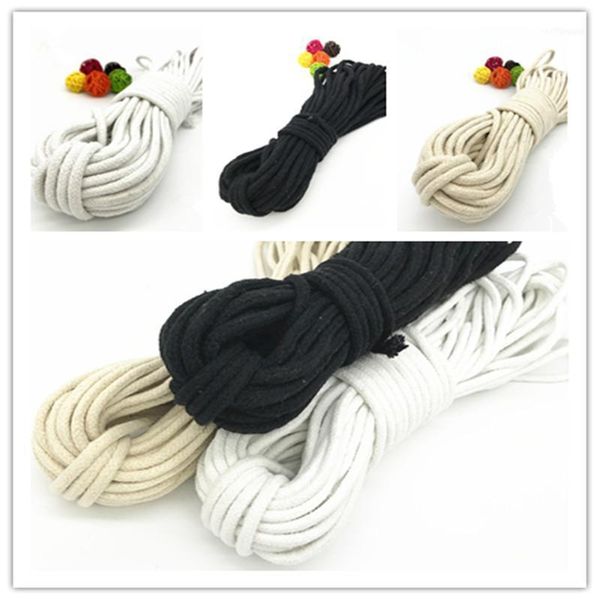 yarn 3 colors 6mm x20m braided cotton rope with strong core sash cord handle pulley bondage string clothing line 1, Black;white
yarn 3 colors 6mm x20m braided cotton rope with strong core sash cord handle pulley bondage string clothing line 1, Black;white