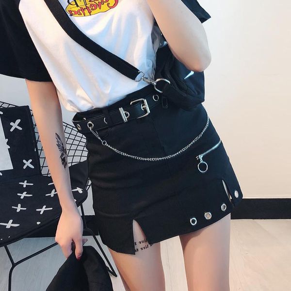 skirts 2021 european and american retro metal chain short skirt female personality high waist, Black
skirts 2021 european and american retro metal chain short skirt female personality high waist, Black